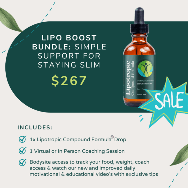 LIPO BOOST BUNDLE SIMPLE SUPPORT FOR STAYING SLIM